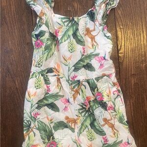 EUC Tropical Print Romper
